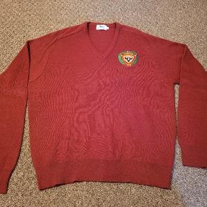 Vtg Thundering Third Third Battalion Fourth Marines V Neck Sweater